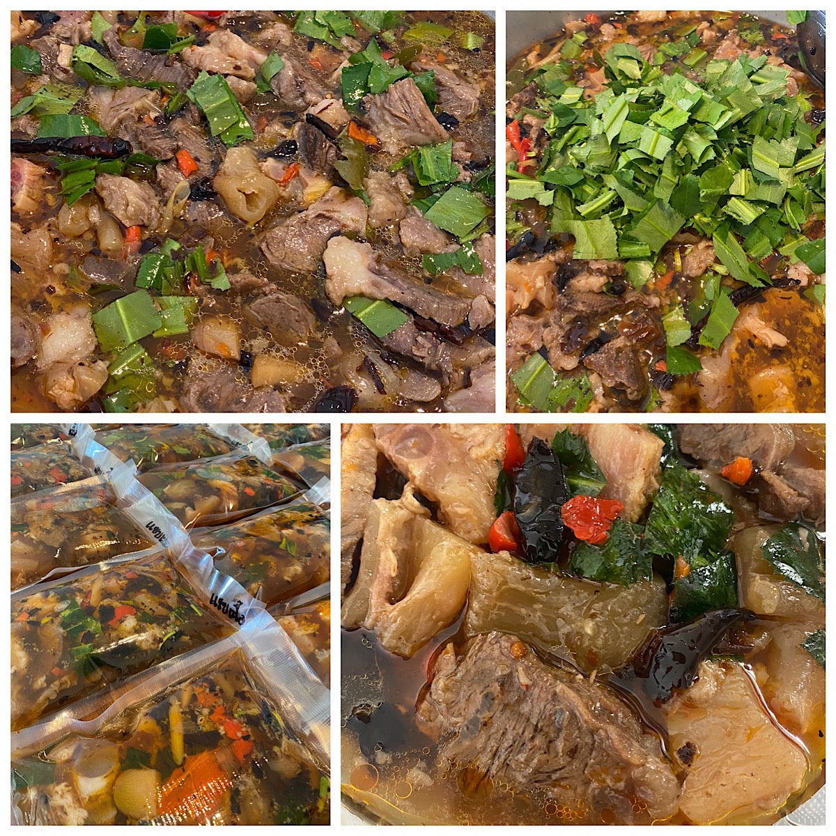 トムセープ (牛すじと牛肉のハーブたっぷりスパイシー煮込み)