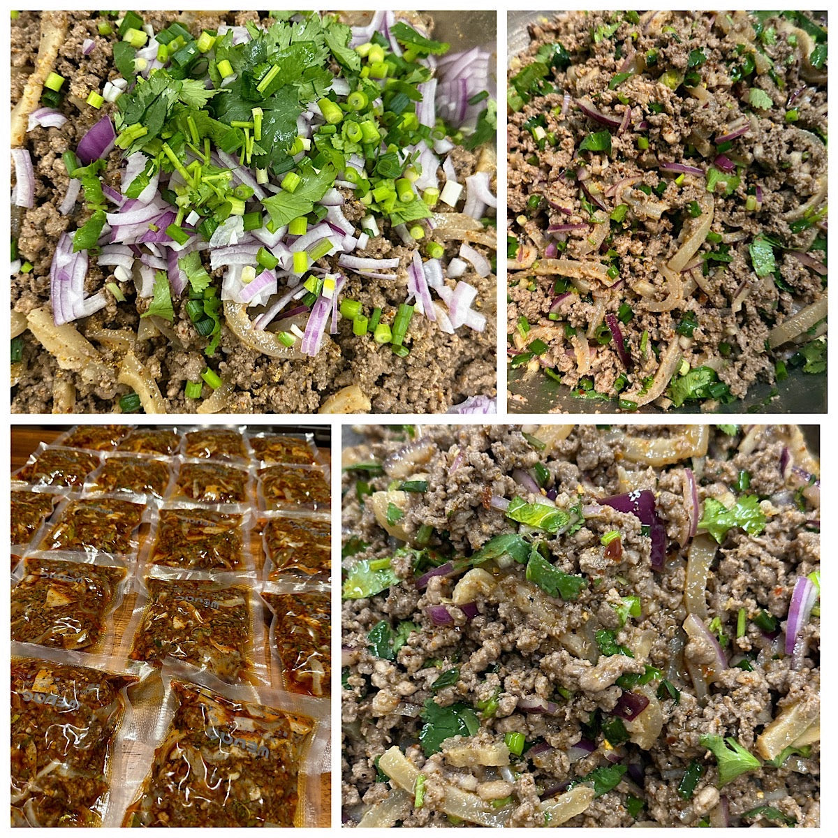 ラープムー (豚ひき肉とハーブのスパイシーサラダ)